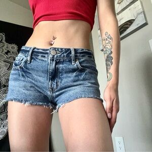 Denim Distressed Women Shorts